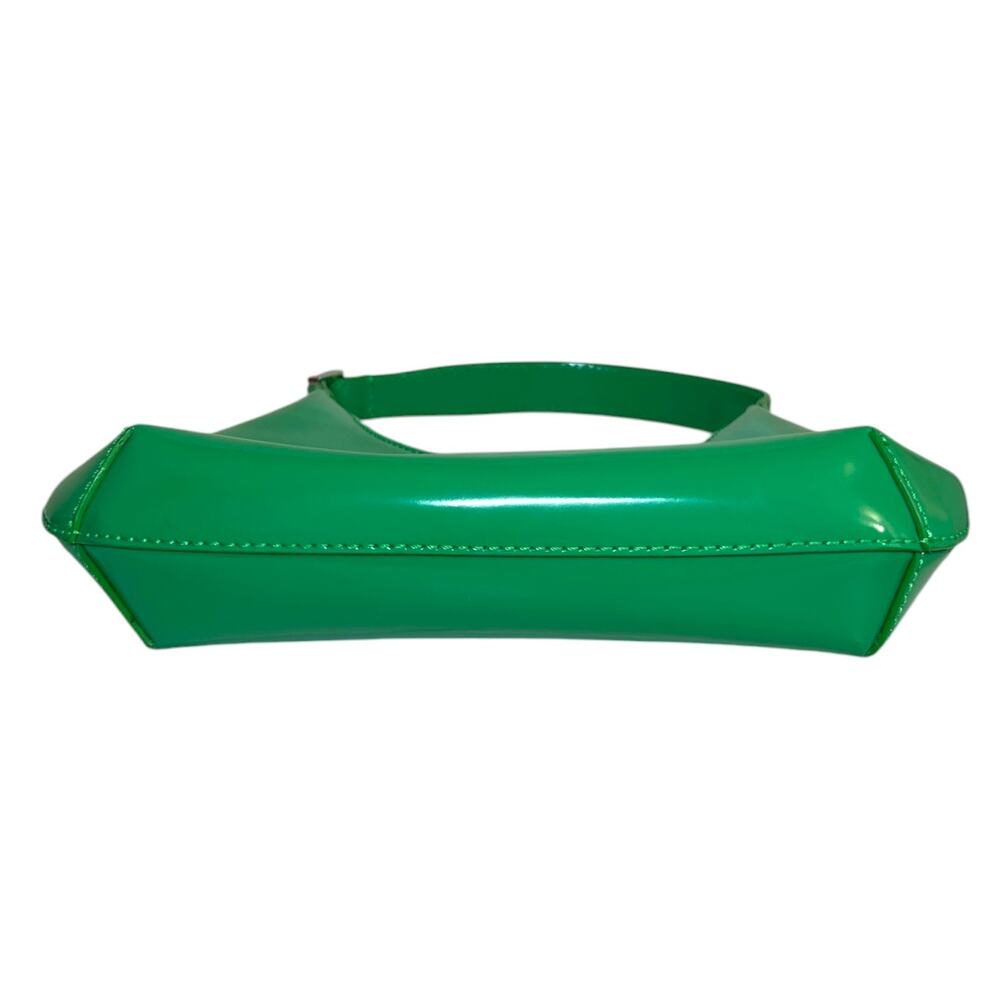 BY FAR, Women's 'Amber' Mini Patent Leather Shoulder Bag, Bright Green, One Size - Picture 6 of 10